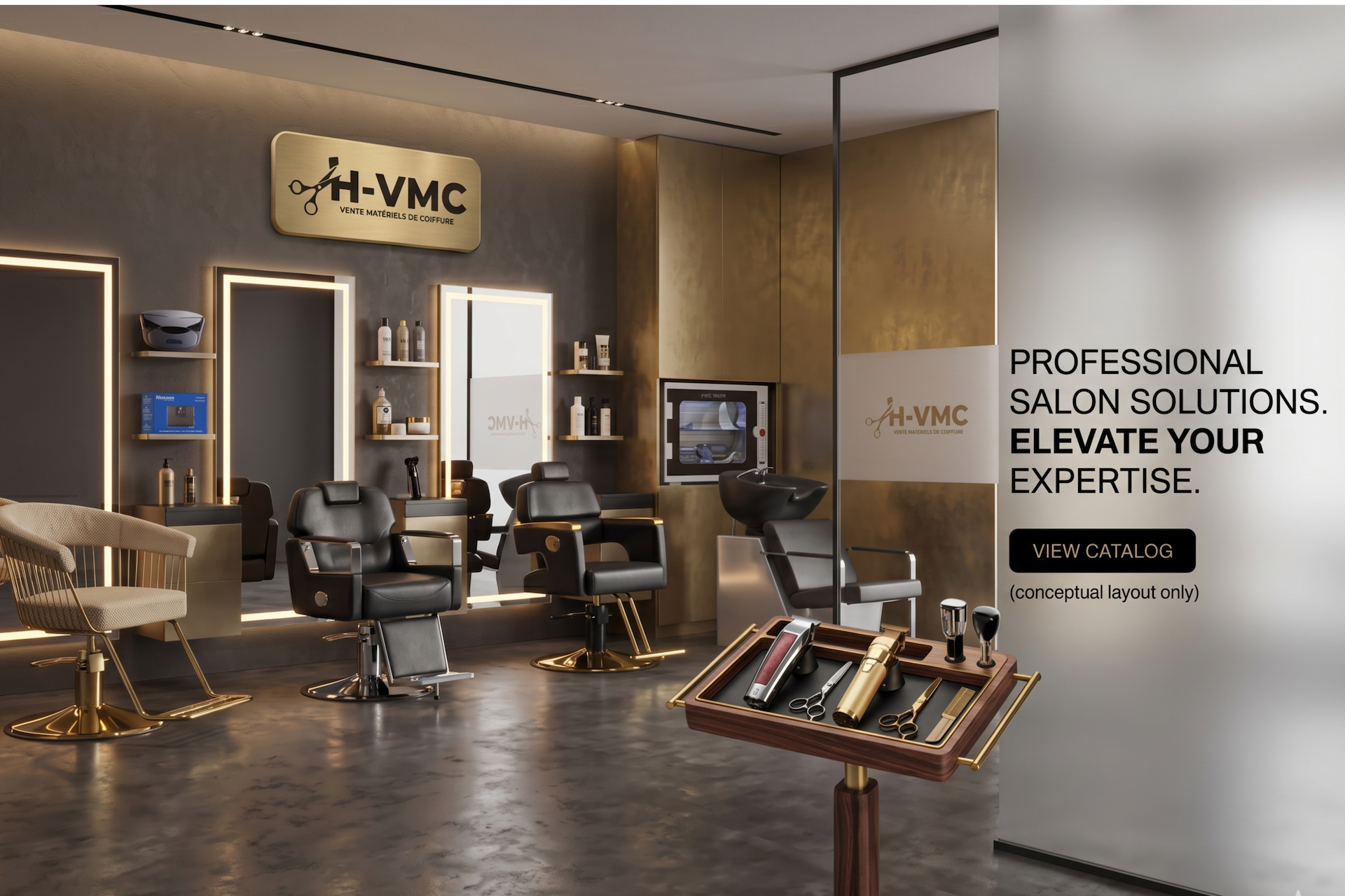 Salon hairdresser tools