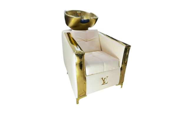 Lave tête Fauteuil Local LV Beige Gold